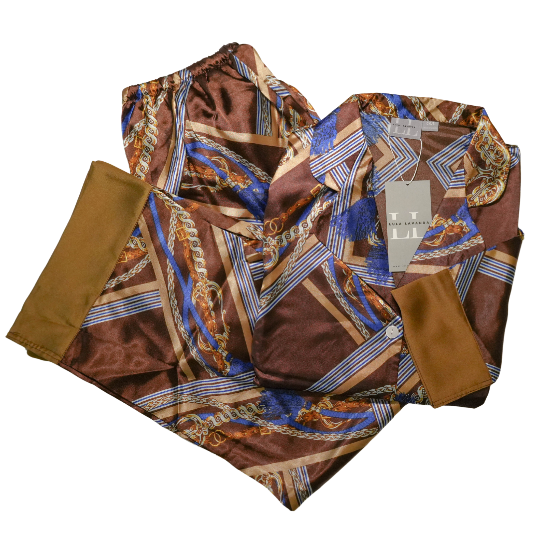 Barroco Marron Pantalón y Manga Larga