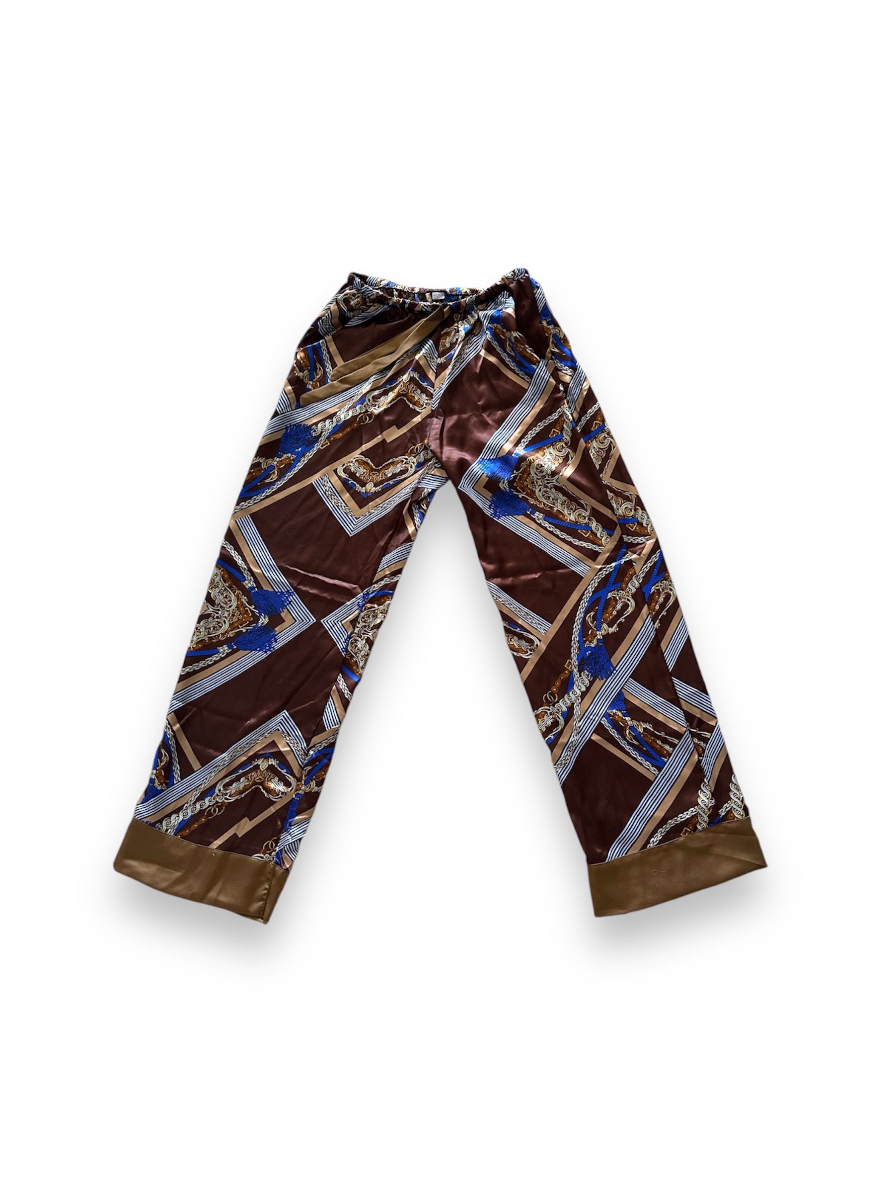 Barroco Marron Pantalón y Manga 3/4