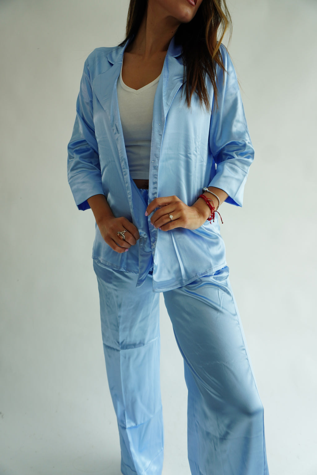 Cotton Blue Pantalón y Manga 3/4