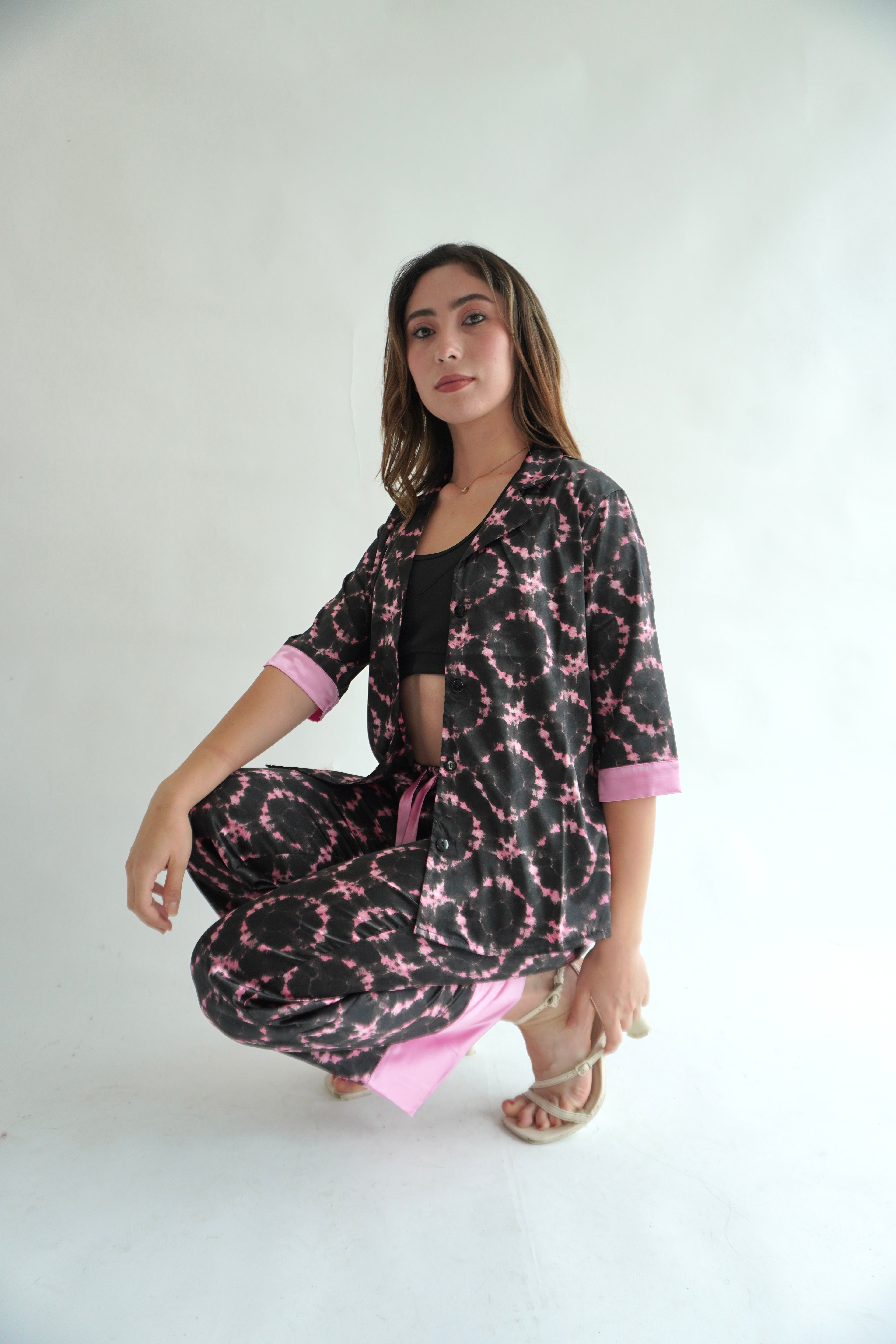 Tie Dye Pantalón y Manga 3/4