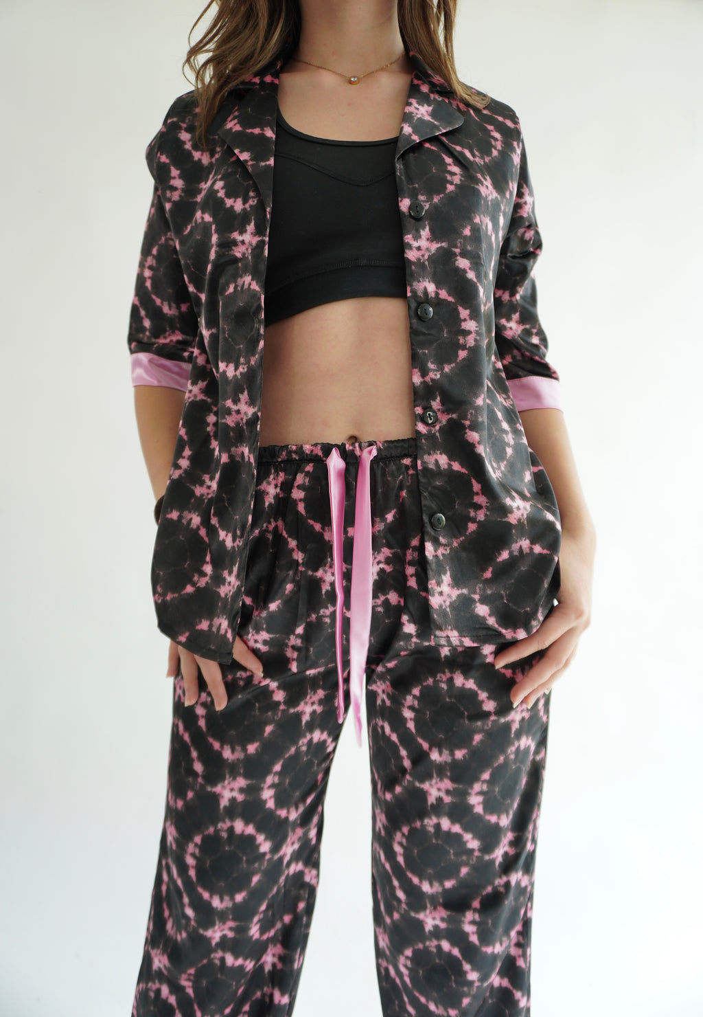 Tie Dye Pantalón y Manga 3/4