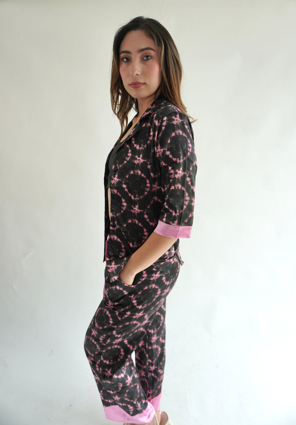 Tie Dye Pantalón y Manga 3/4