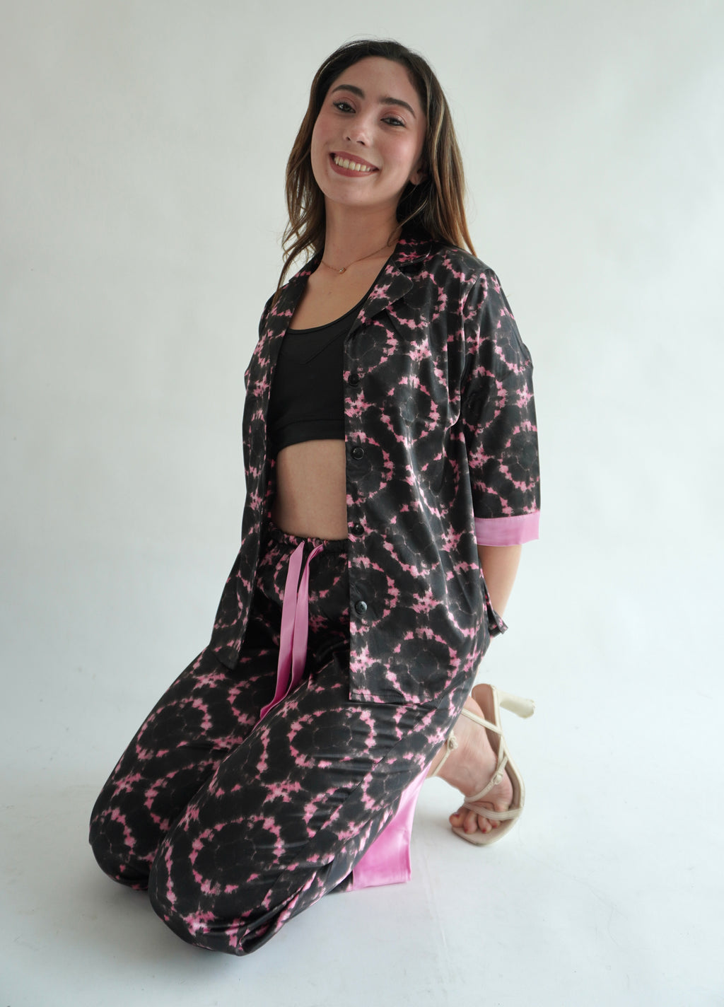 Tie Dye Pantalón y Manga 3/4