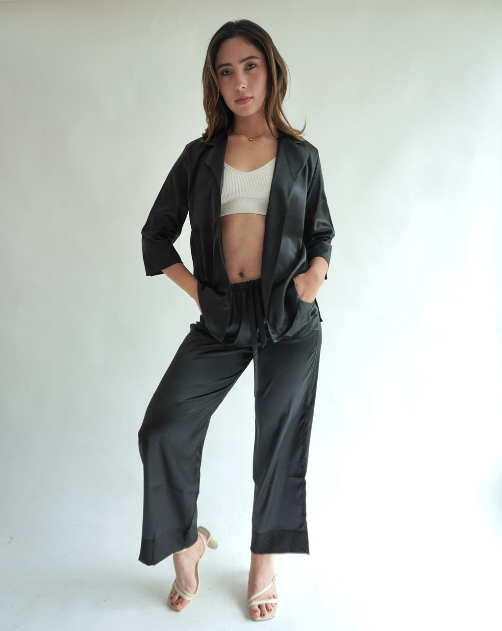 Negra Pantalón y Manga 3/4