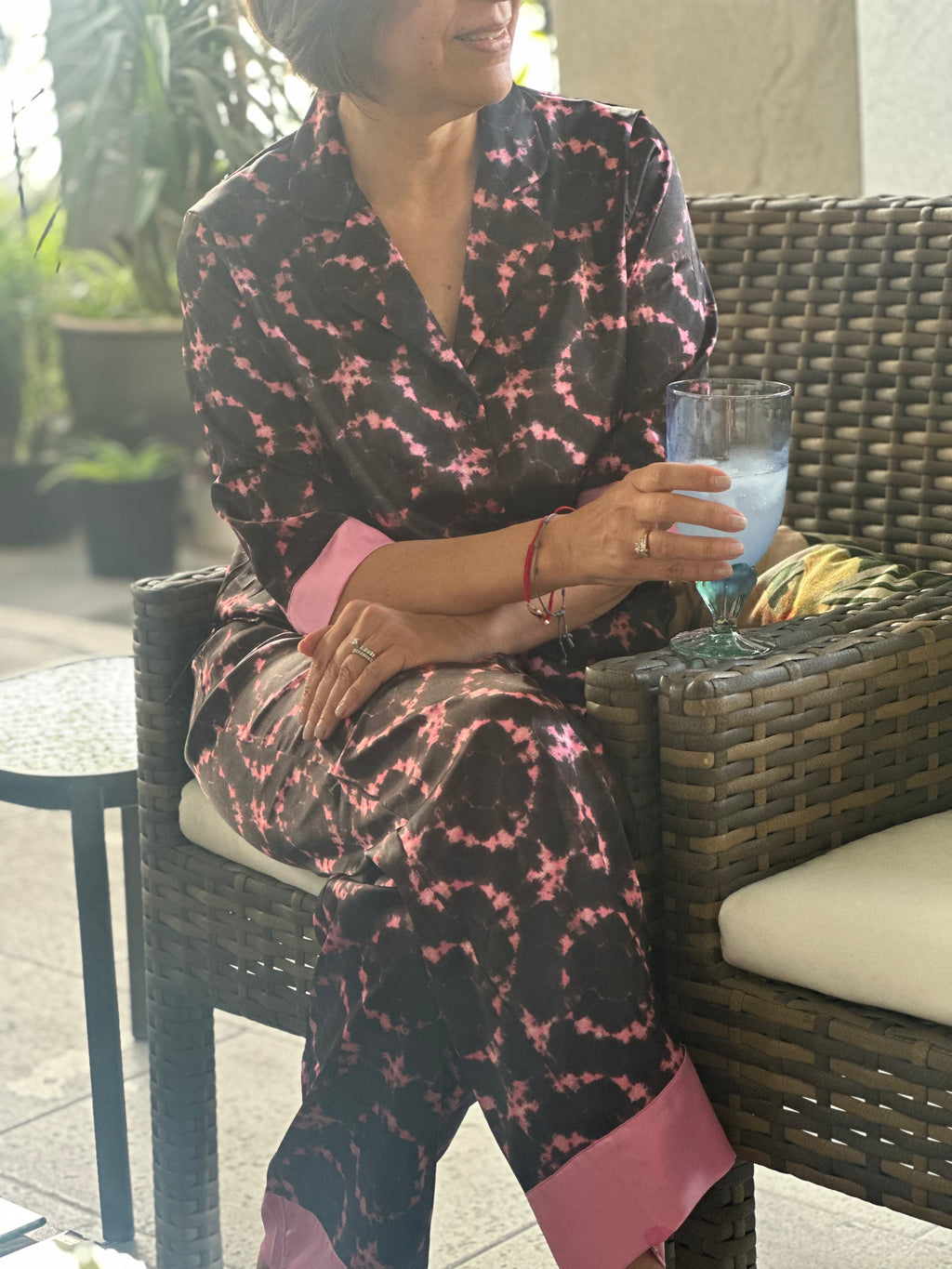 Tie Dye Pantalón y Manga 3/4