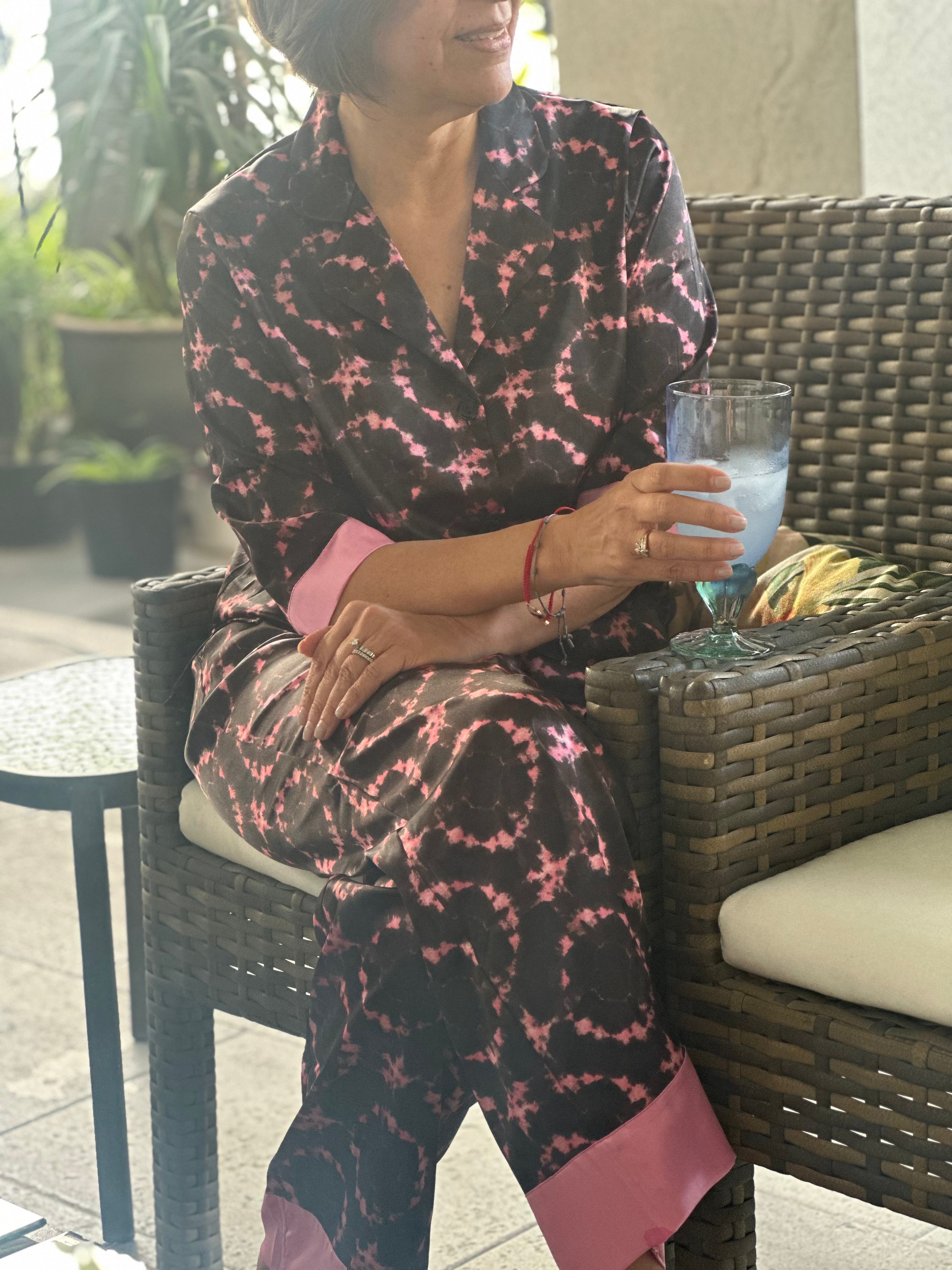 Tie Dye Pantalón y Manga 3/4