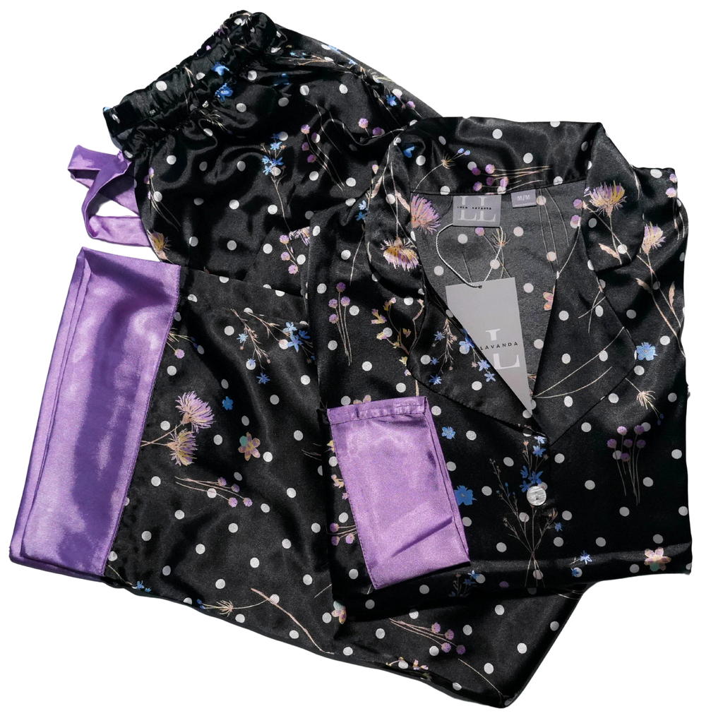 Lunares Negros Pantalón y Manga 3/4