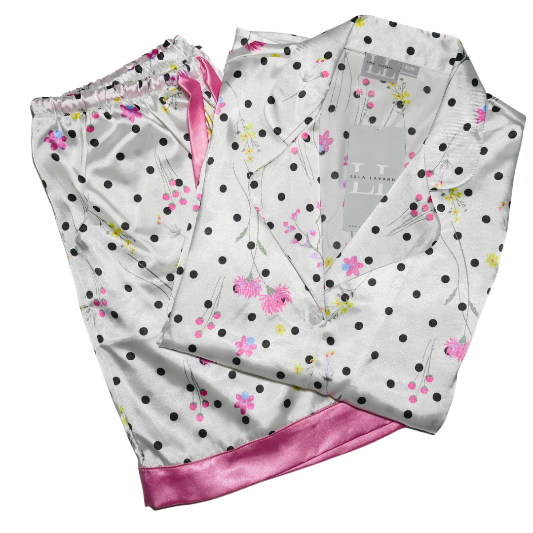 Lunares Mamá Short con Manga Corta