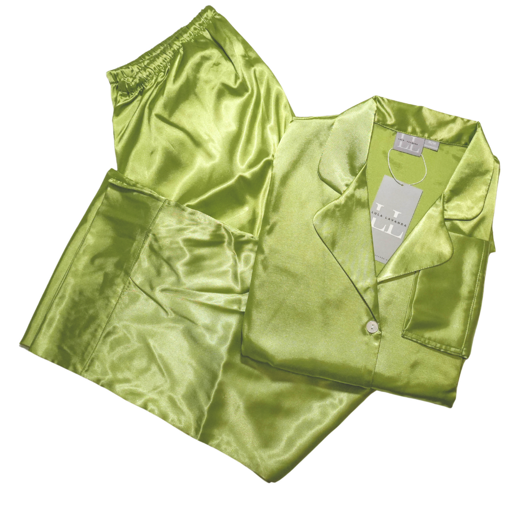 Verde Manzana Pantalón y Manga Larga