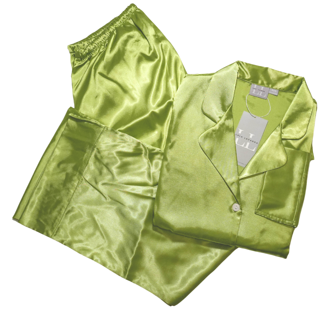 Verde Manzana Pantalón y Manga Larga