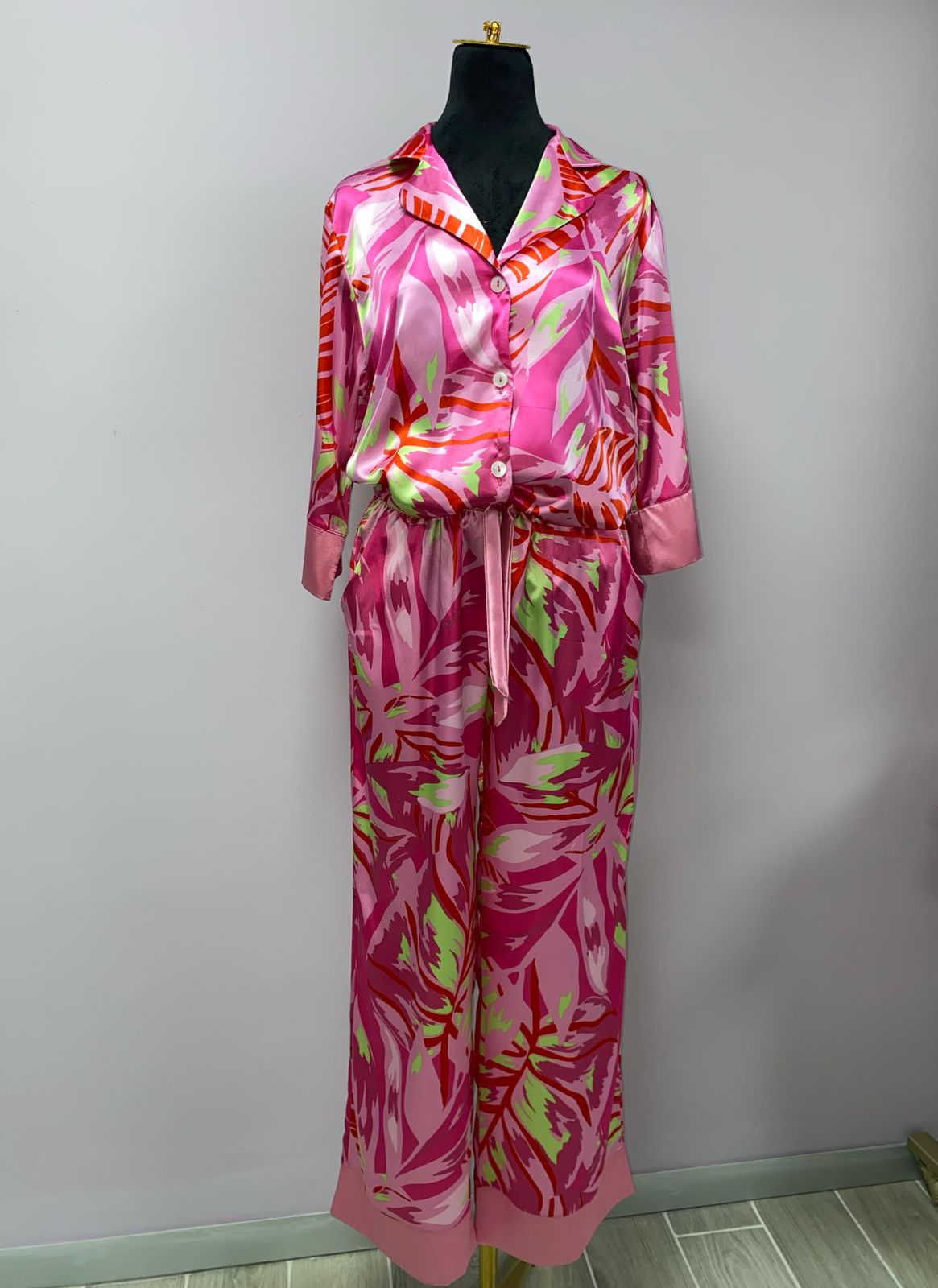 PIJAMA 232 ROSA TROPICAL