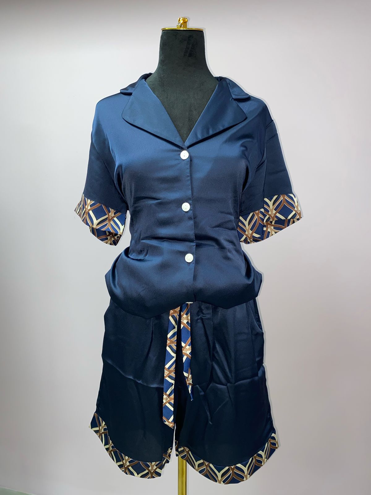 PIJAMA 231 AZUL MARINO CON INFINITO