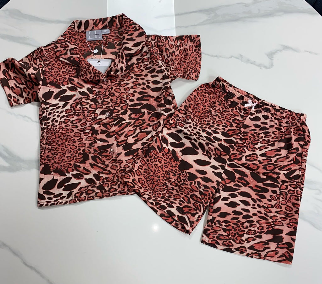 PIJAMA ANIMAL PALO DE ROSA NIÑA