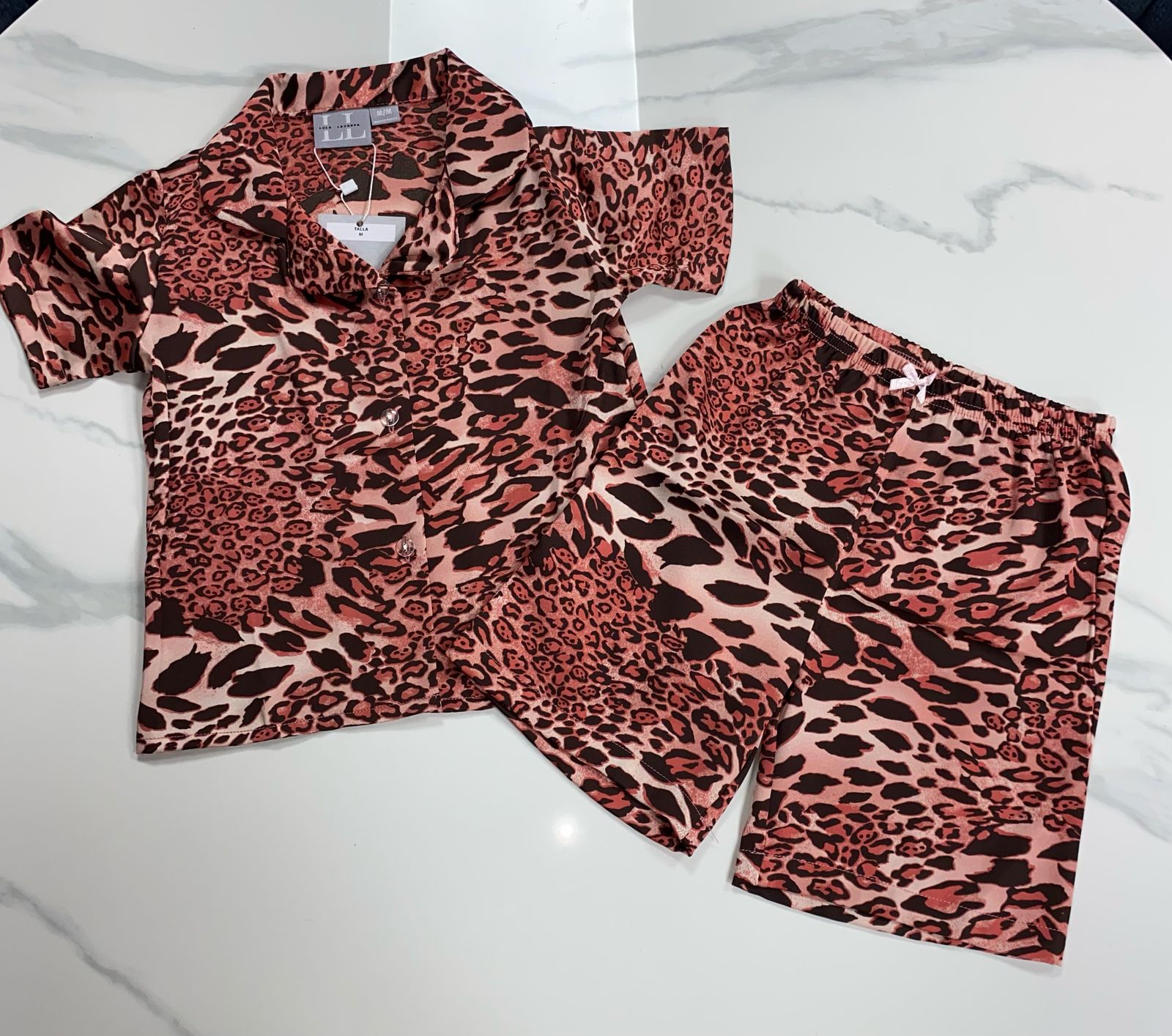 PIJAMA ANIMAL PALO DE ROSA NIÑA