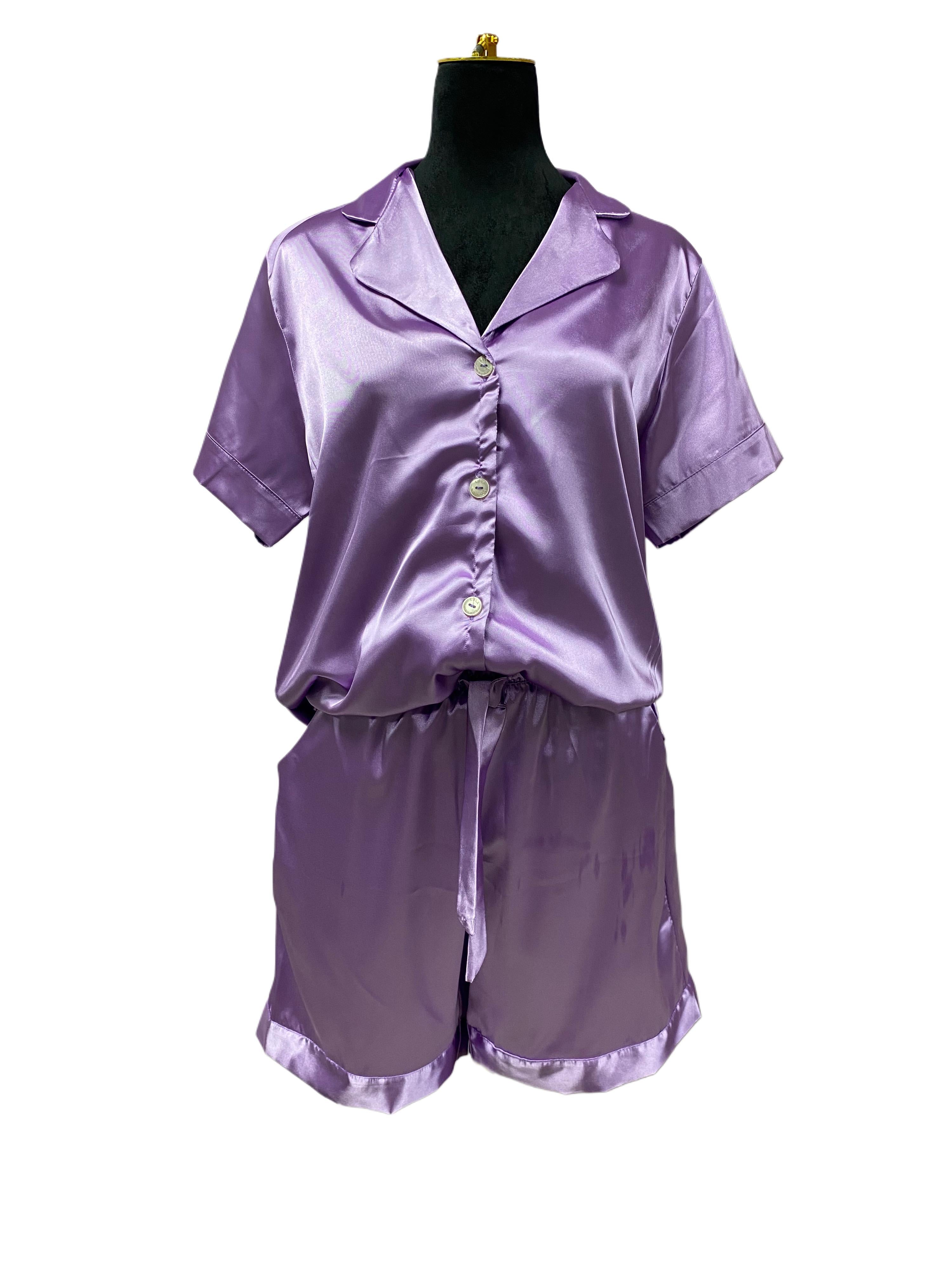 Lavanda Short con Manga Corta