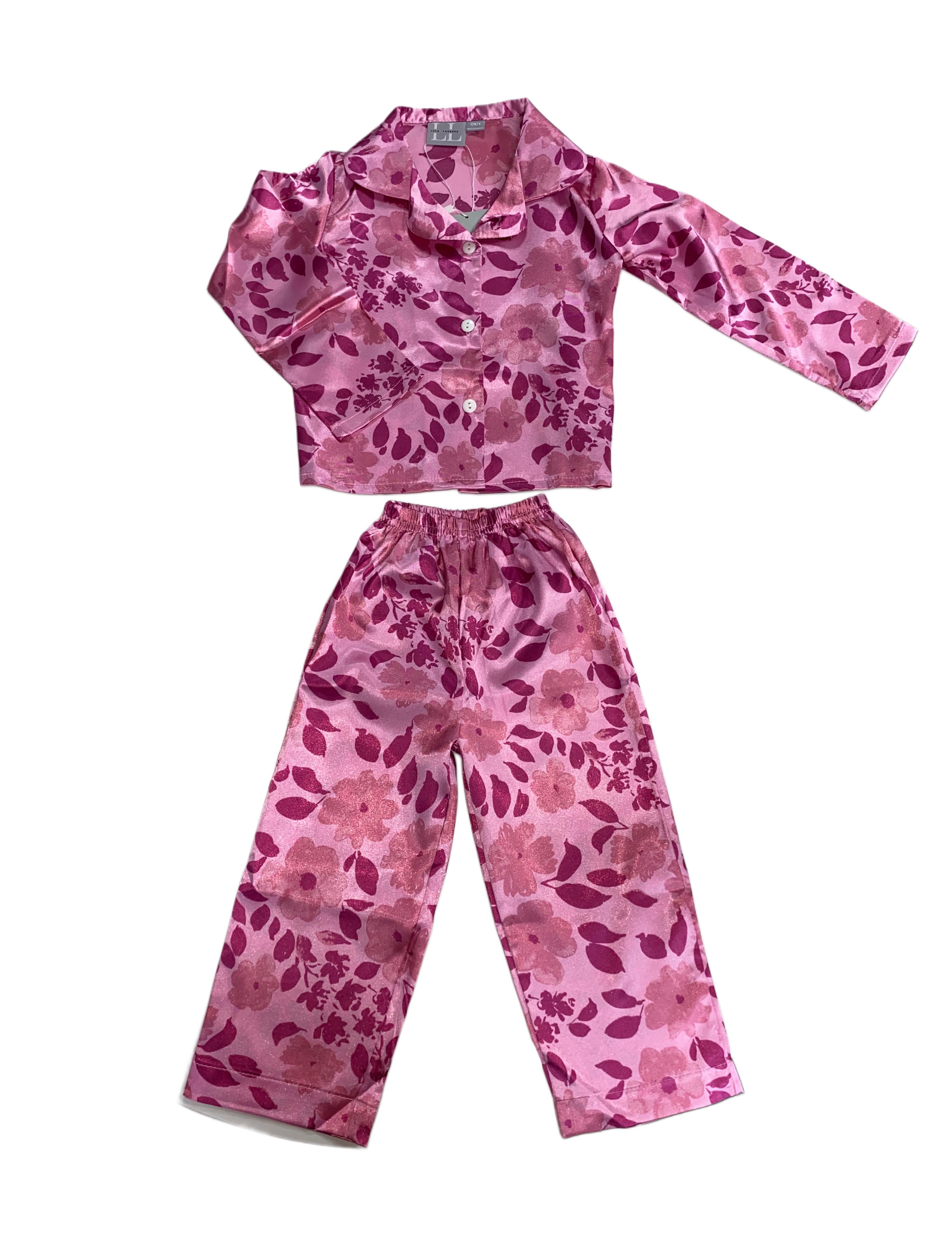 PIJAMA NIÑA PANTALON FLORES BARBIE