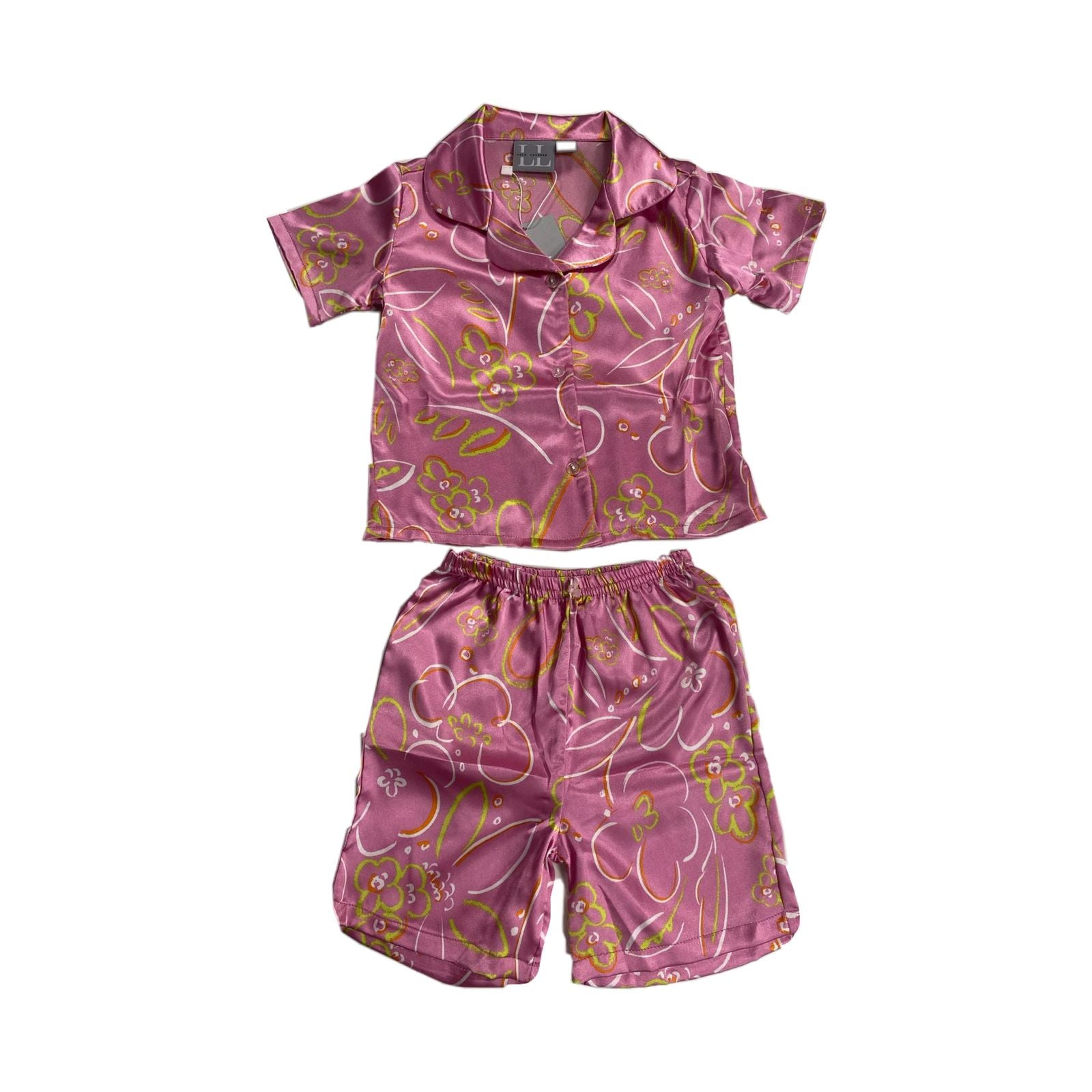 ROSA POP NIÑA SHORT Y MANGA CORTA