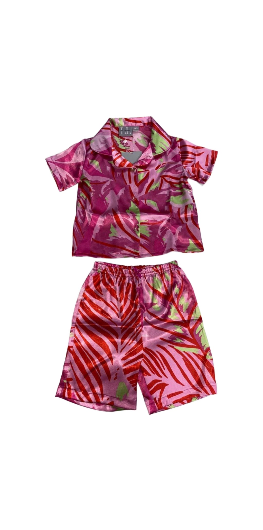 PIJAMA TROPICAL ROSA NIÑA