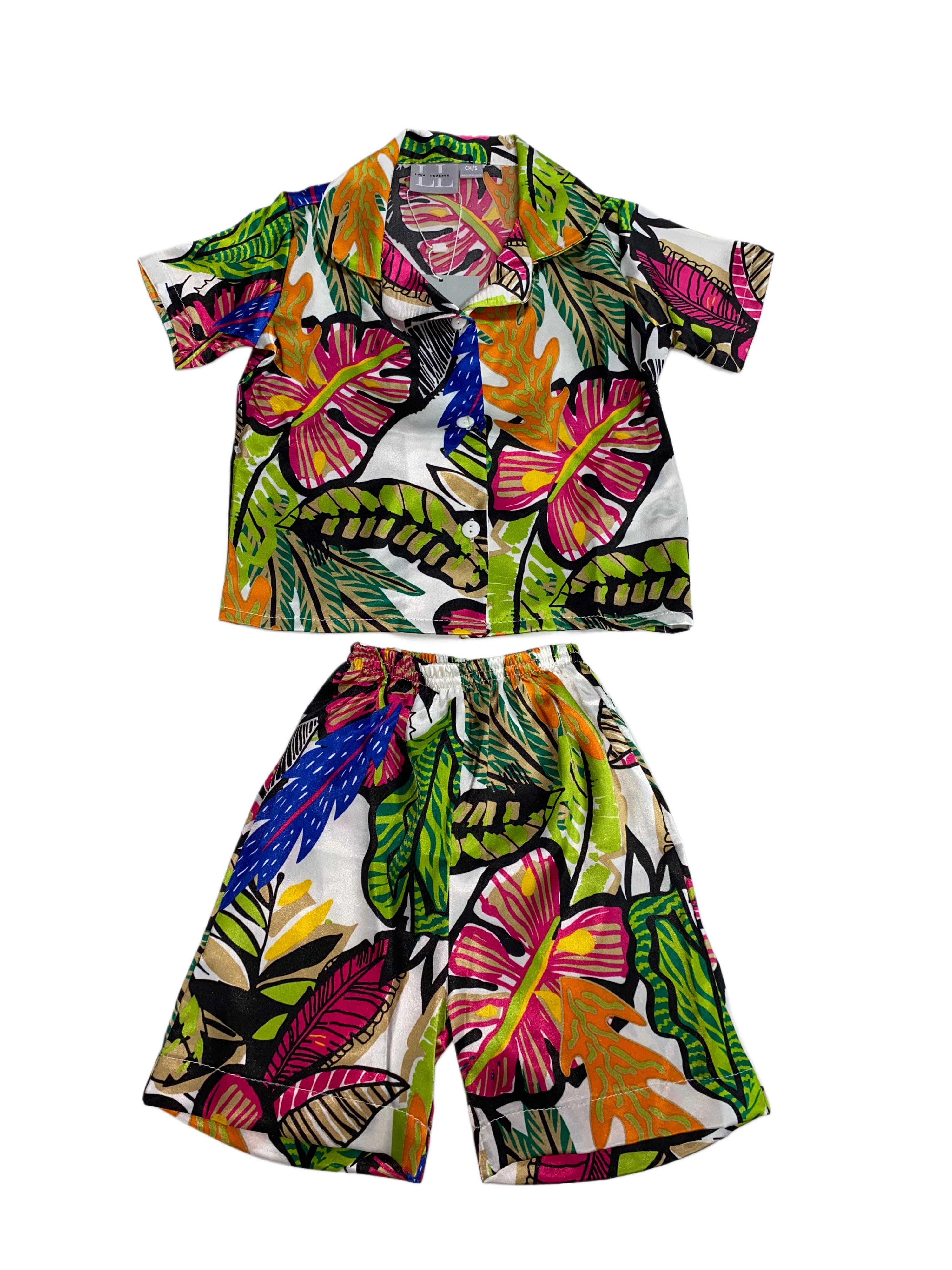PIJAMA TROPICAL NIÑA